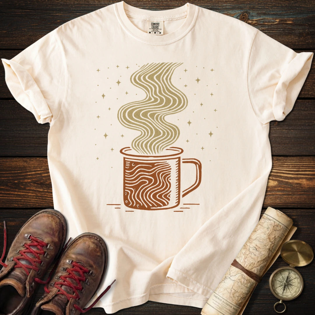 Camp Coffee Stars T-Shirt