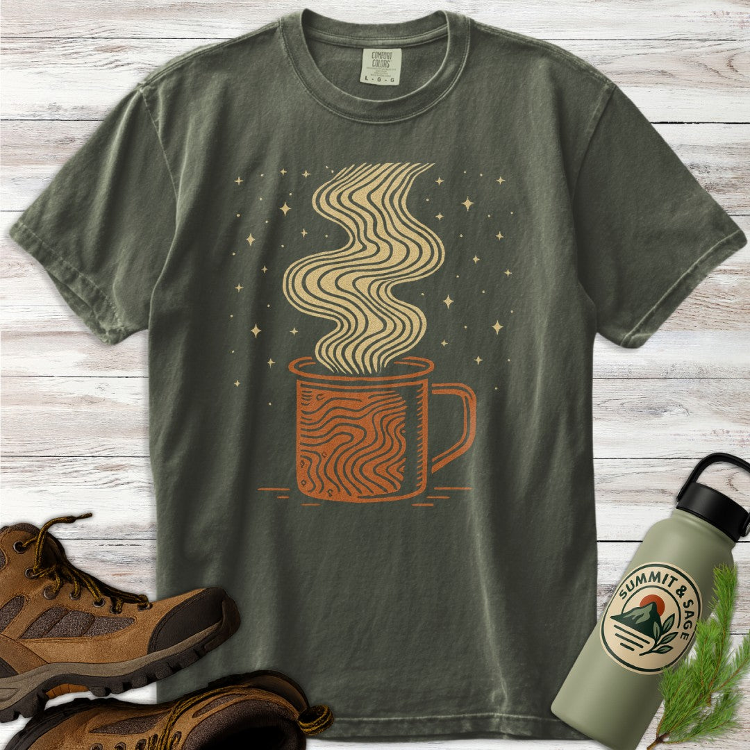 Camp Coffee Stars T-Shirt