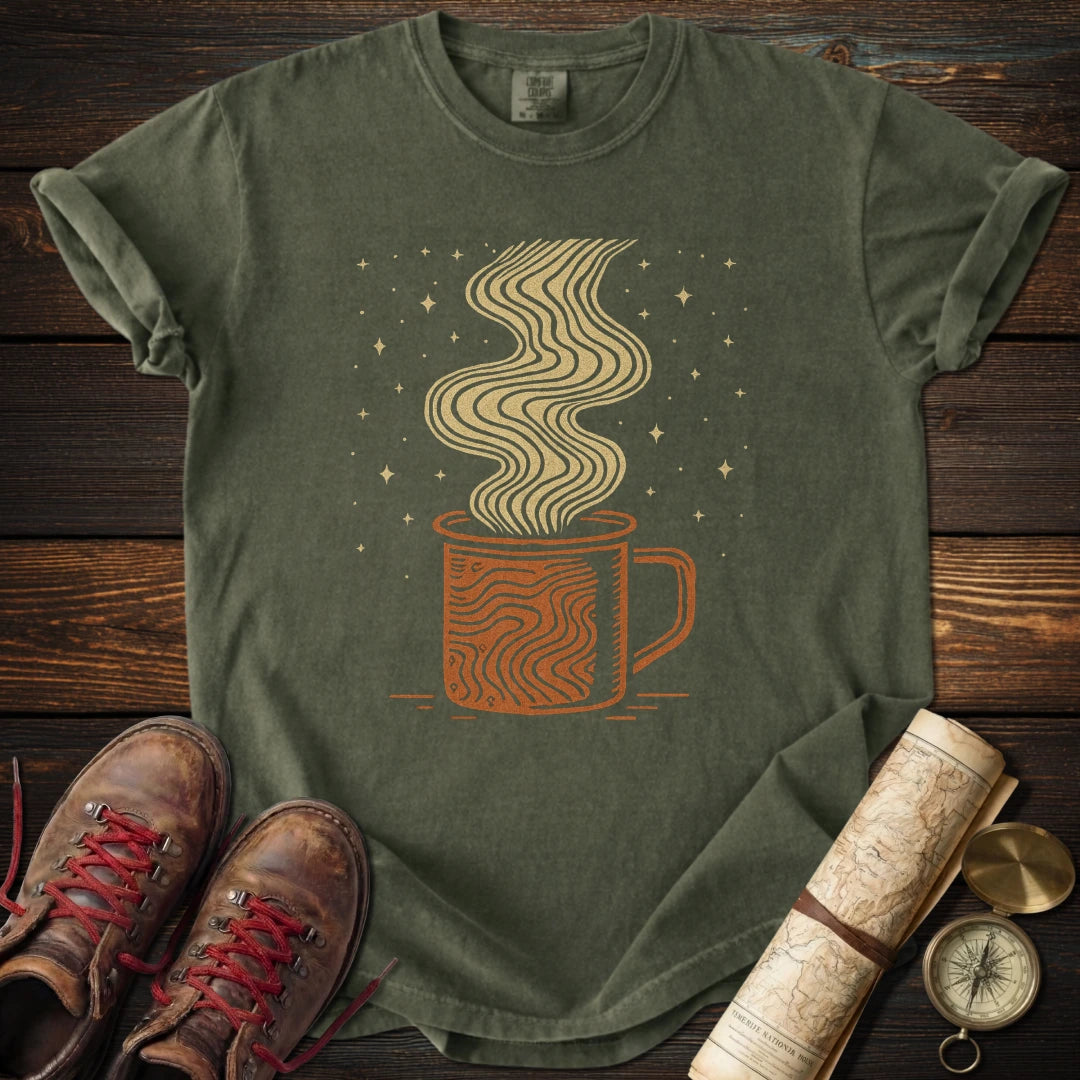 Camp Coffee Stars T-Shirt
