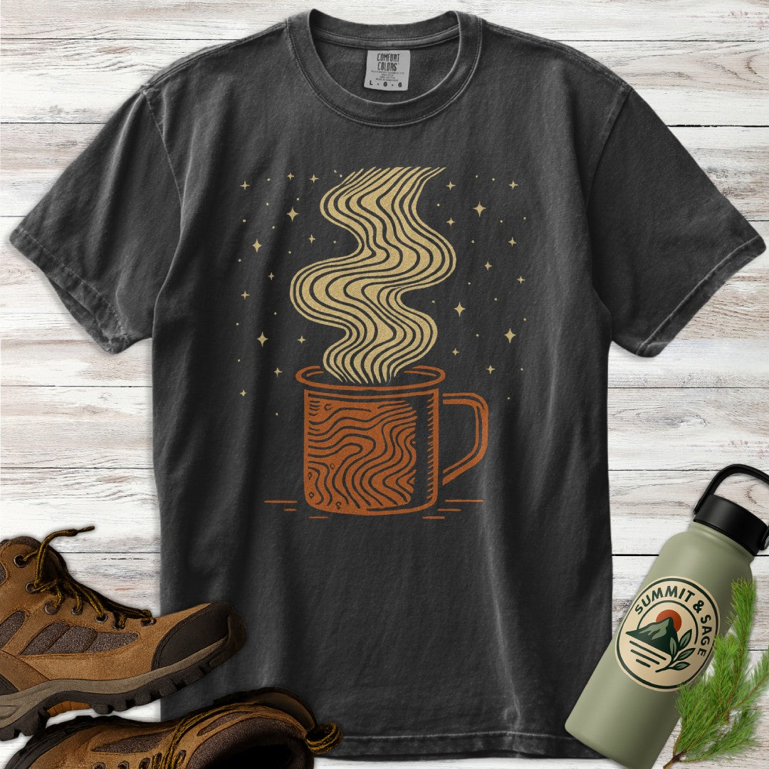 Camp Coffee Stars T-Shirt
