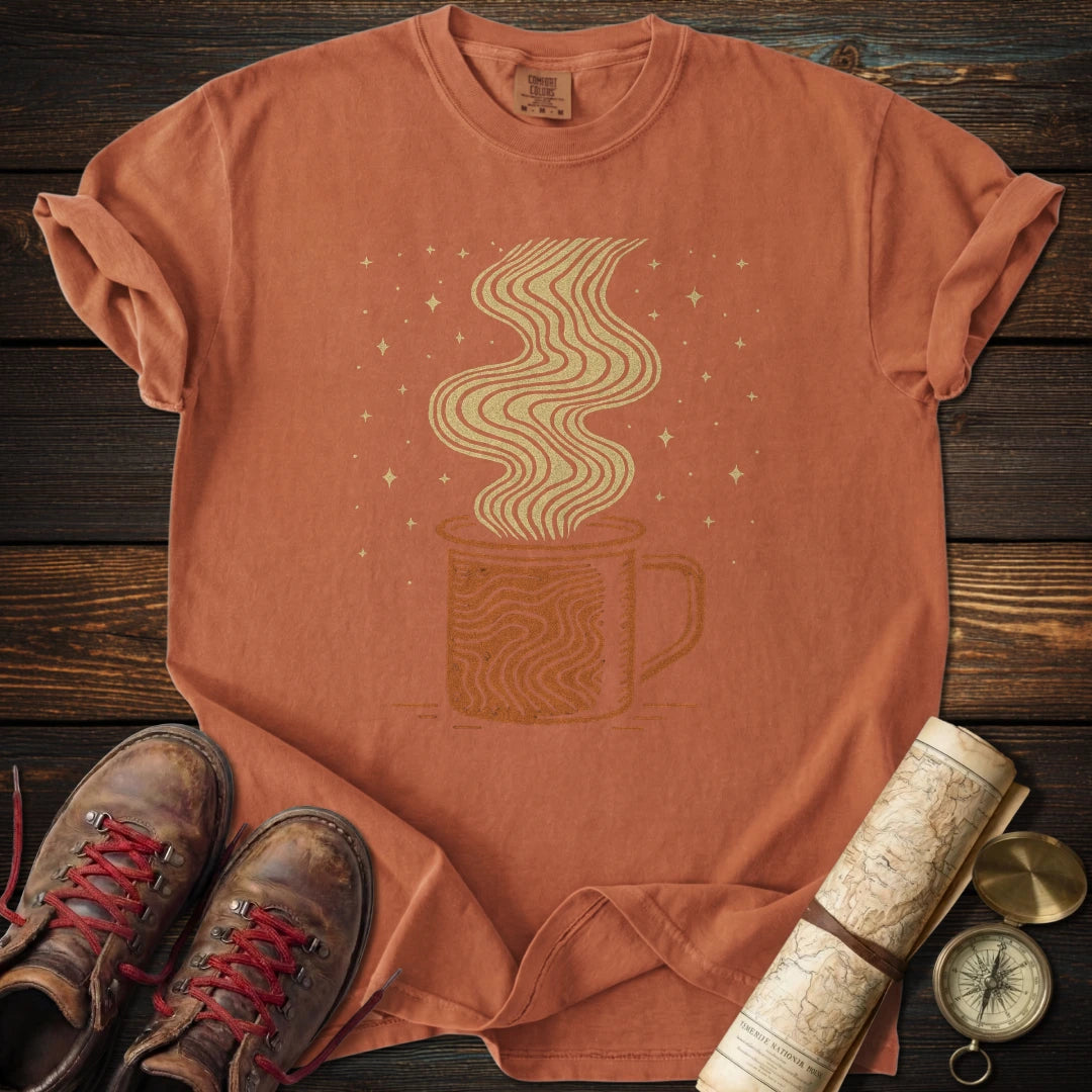 Camp Coffee Stars T-Shirt