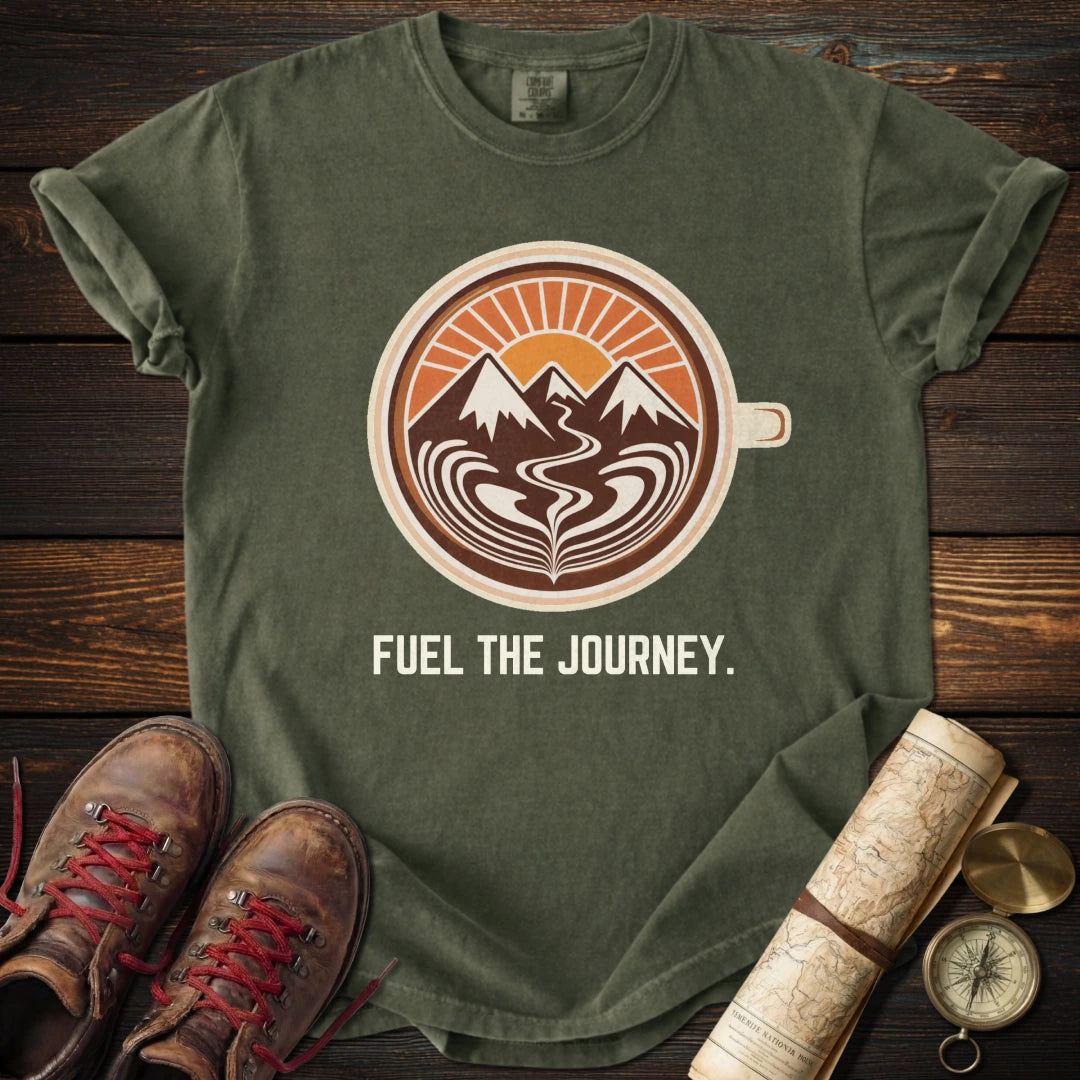 Fuel the Journey Coffee T-Shirt