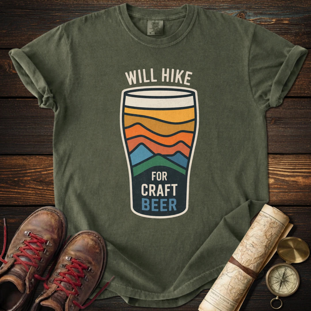 Will Hike Craft Beer T-Shirt