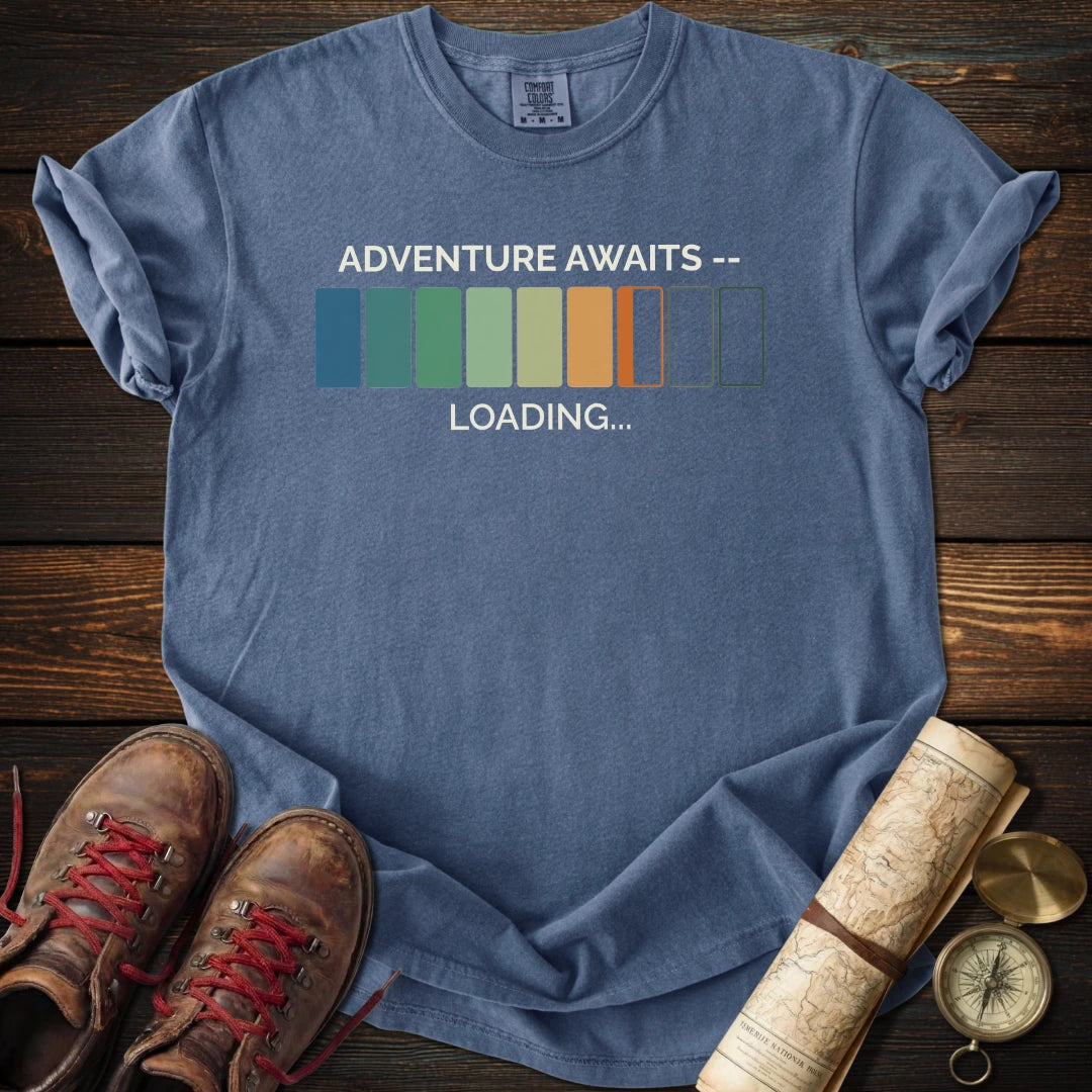 Adventure Awaits Loading T-Shirt