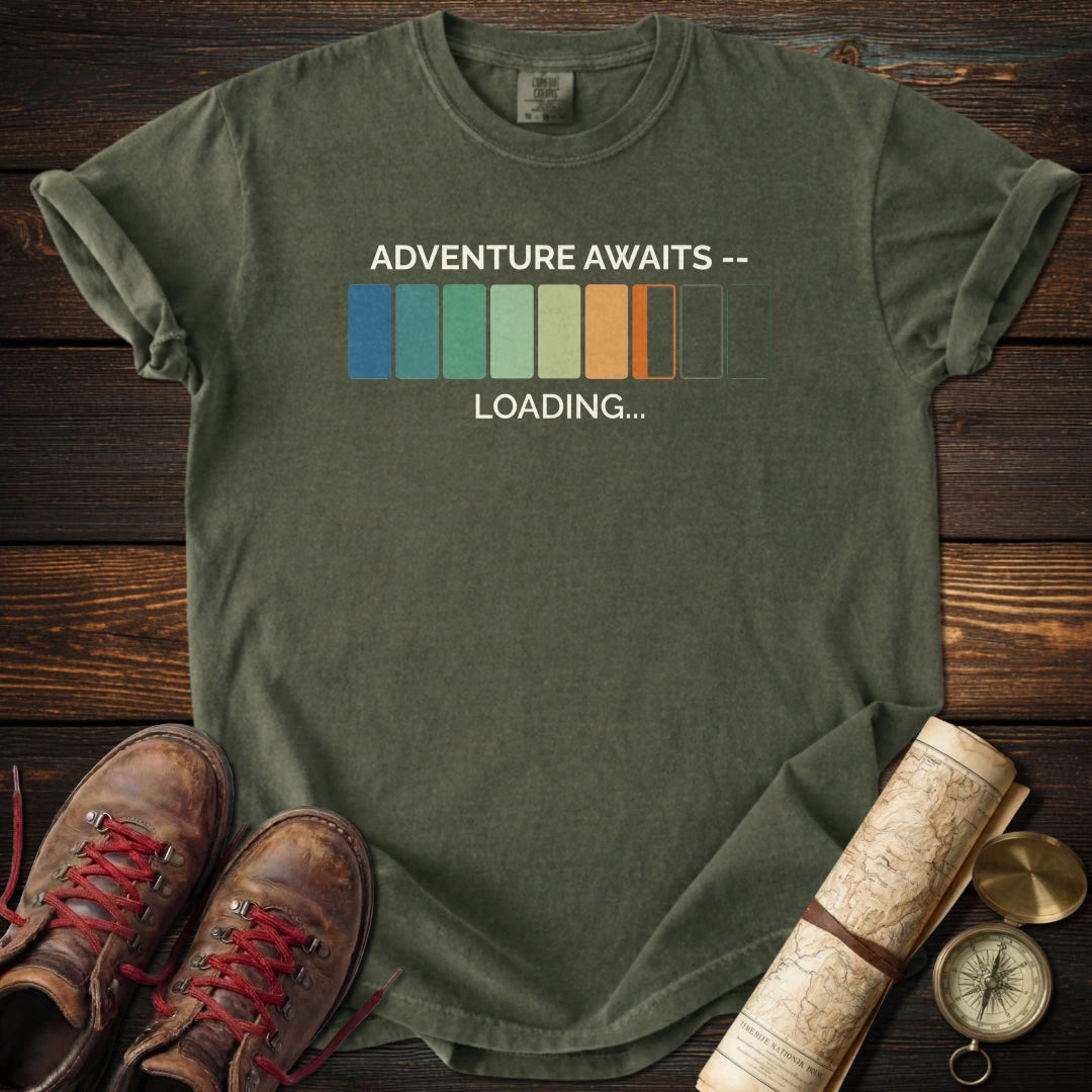 Adventure Awaits Loading T-Shirt