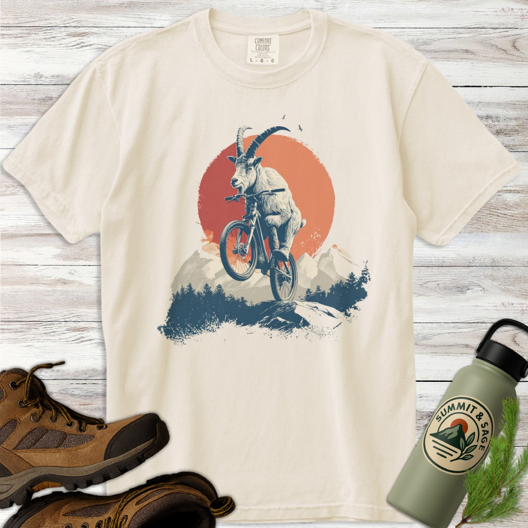 Goat Jumping Mountain Bike T-Shirt
