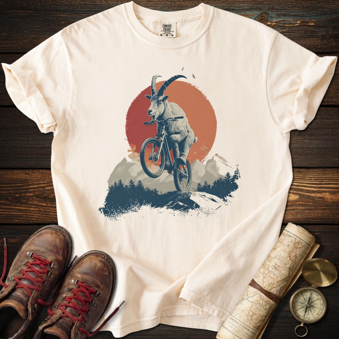 Goat Jumping Mountain Bike T-Shirt