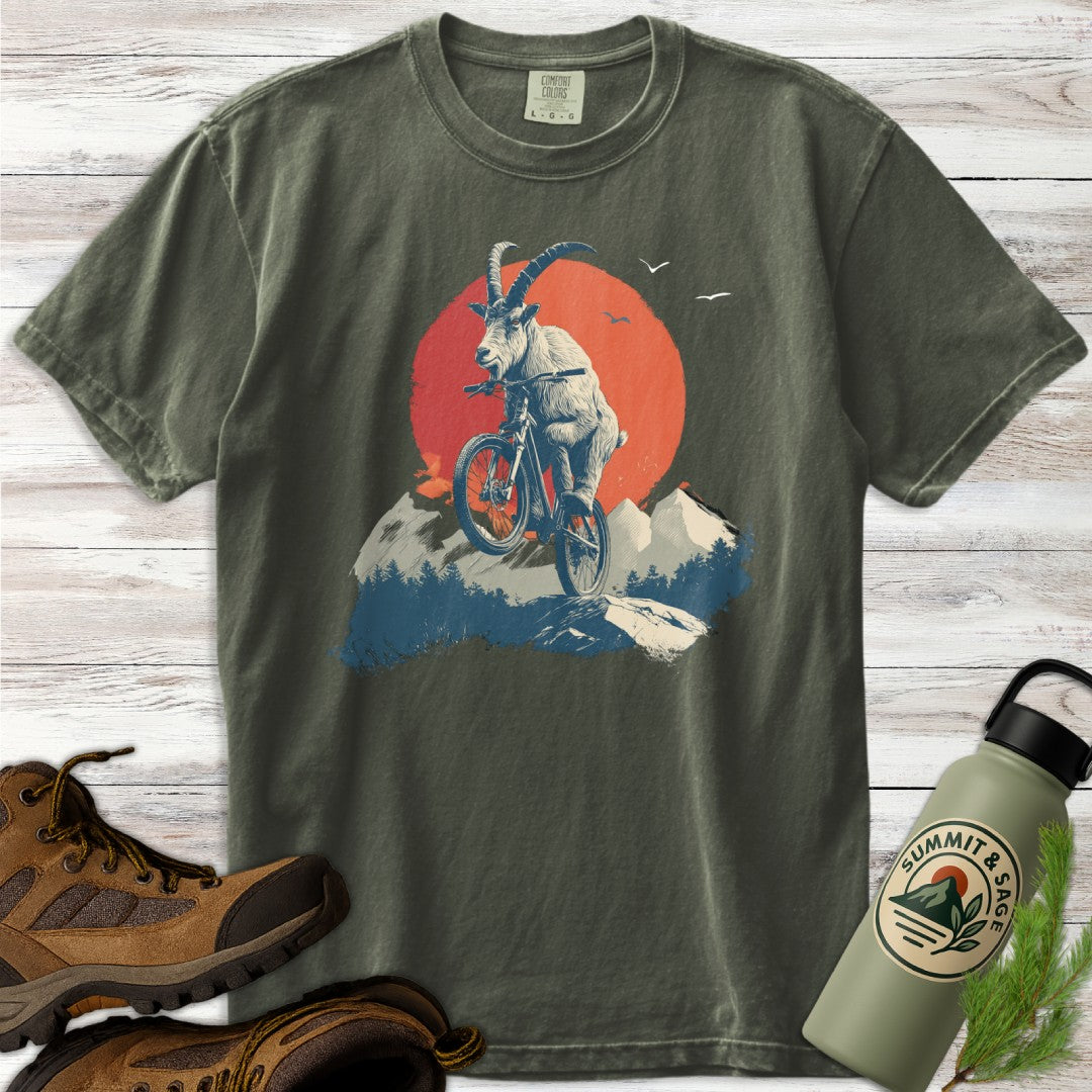 Goat Jumping Mountain Bike T-Shirt