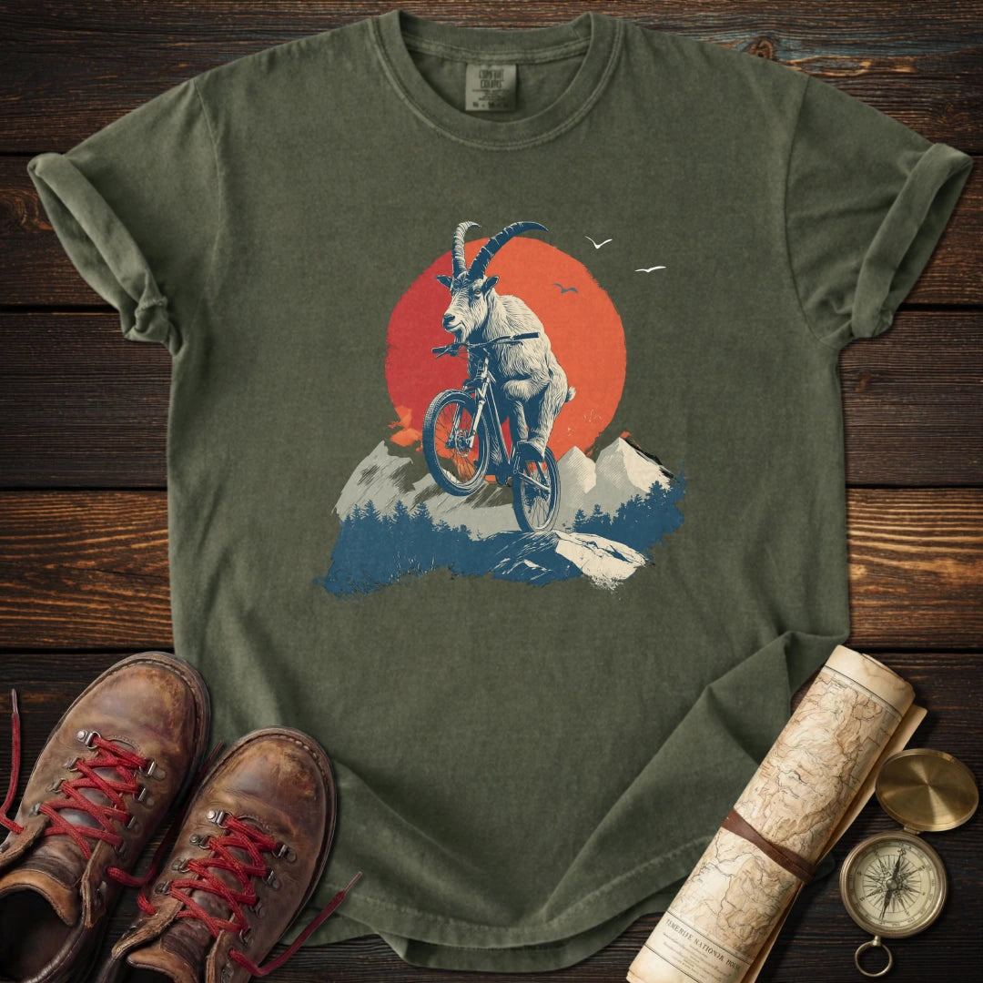 Goat Jumping Mountain Bike T-Shirt