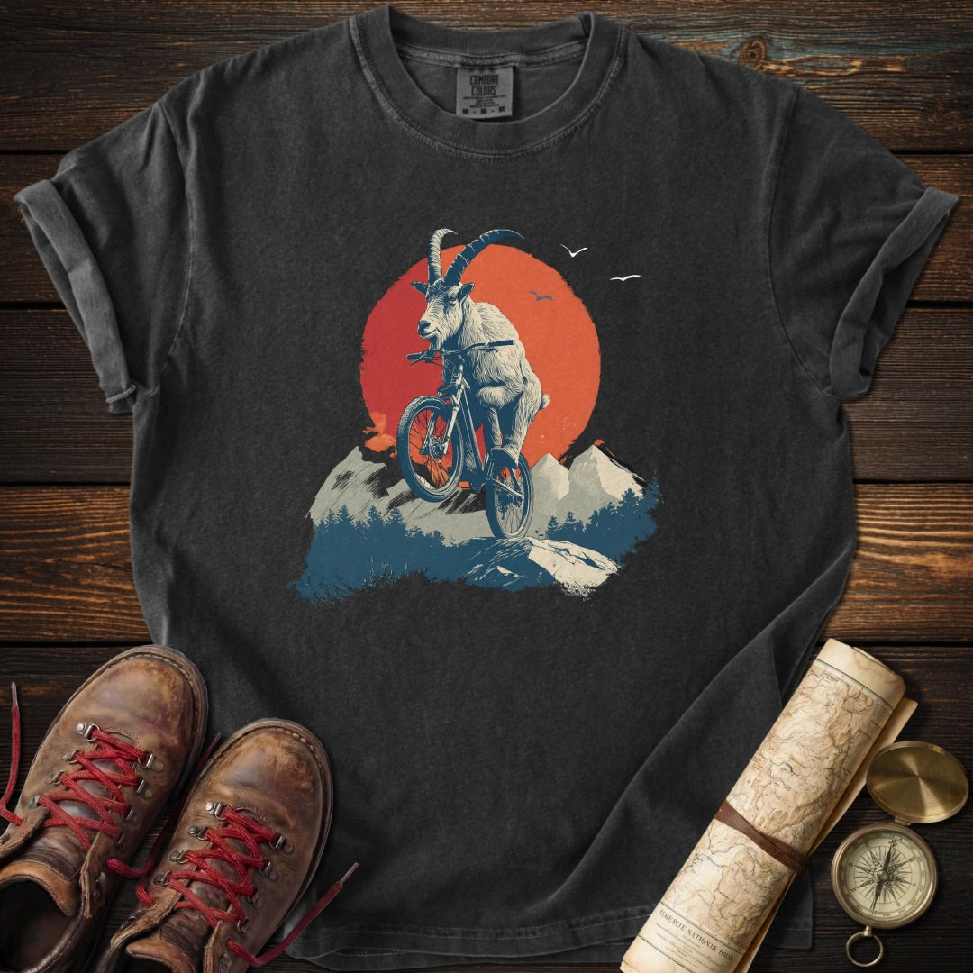 Goat Jumping Mountain Bike T-Shirt