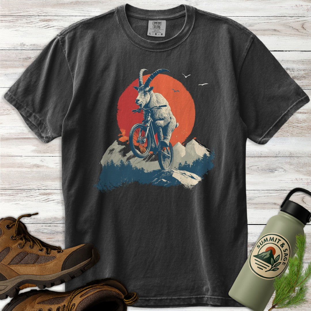 Goat Jumping Mountain Bike T-Shirt