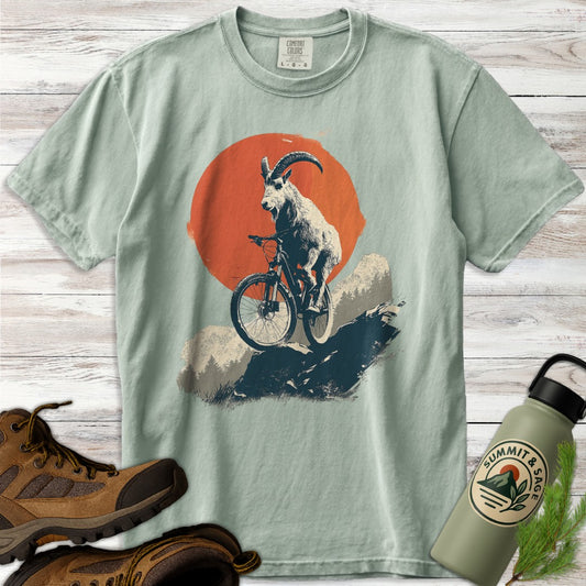 Bike Climbing Mountain Goat T-Shirt