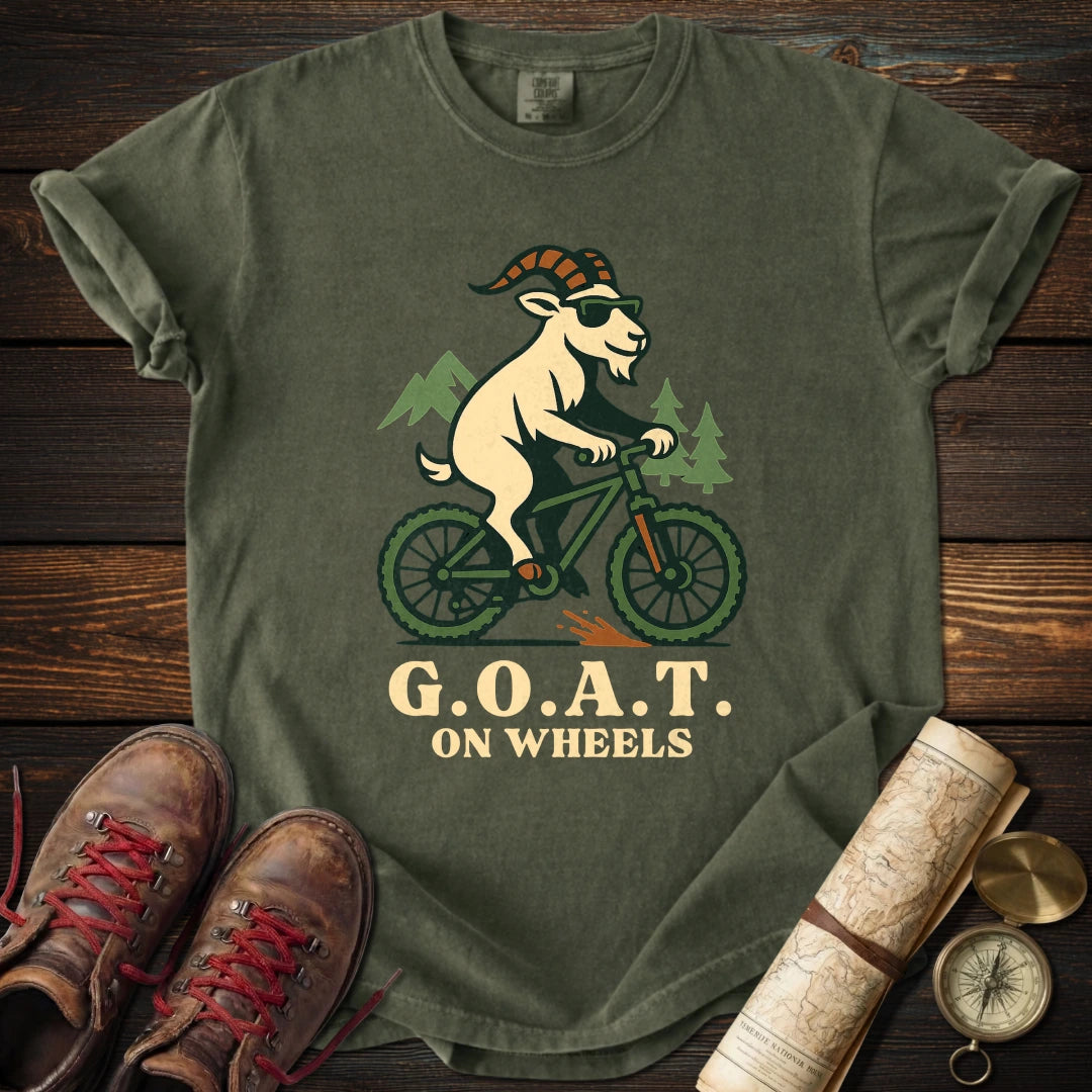 Fun Goat on Wheels T-Shirt