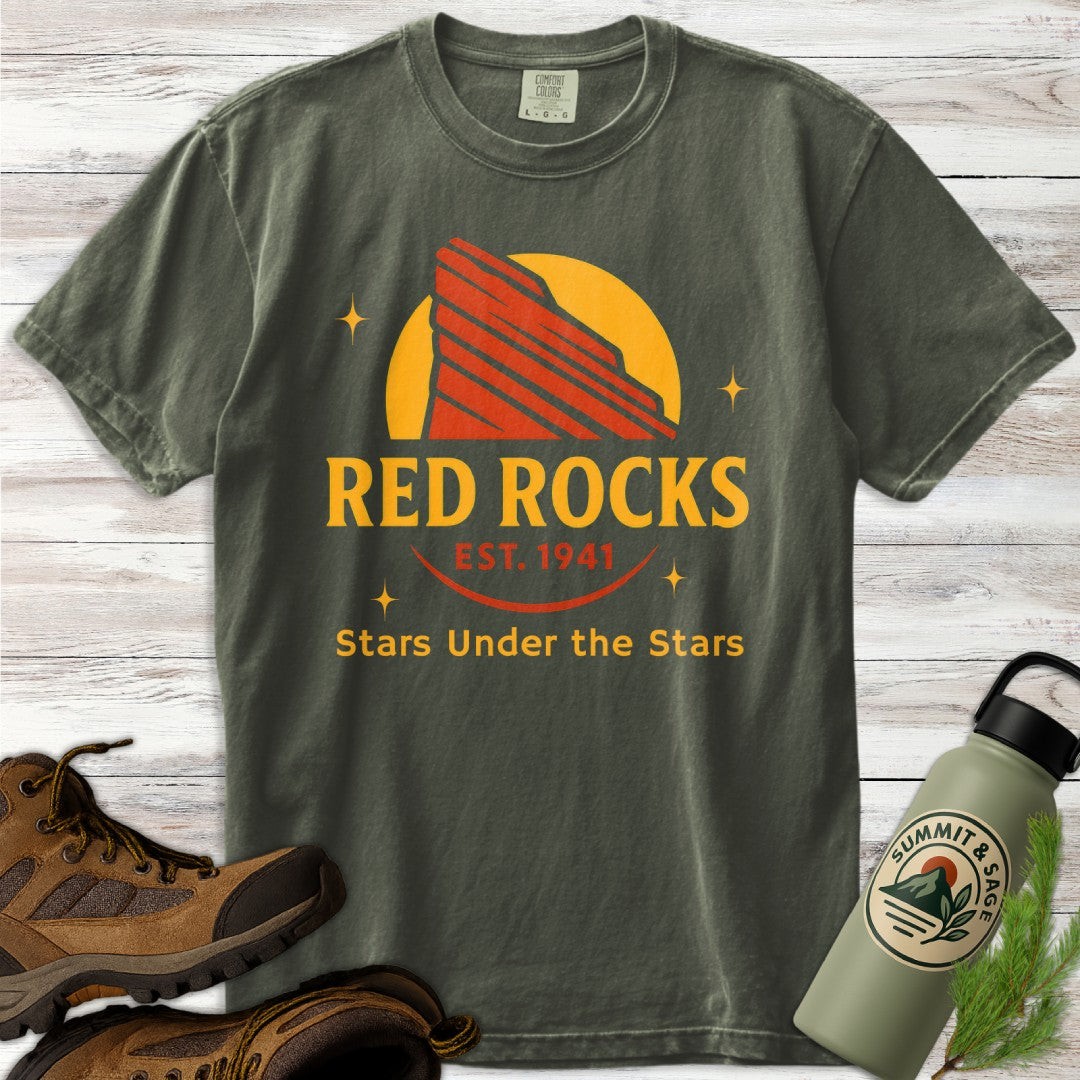Red Rocks Stars T-Shirt