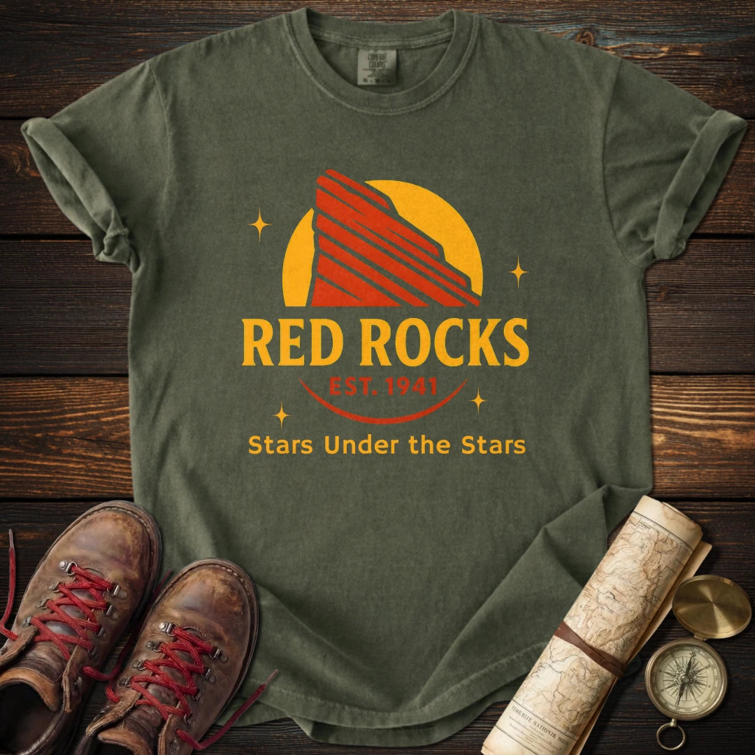 Red Rocks Stars T-Shirt