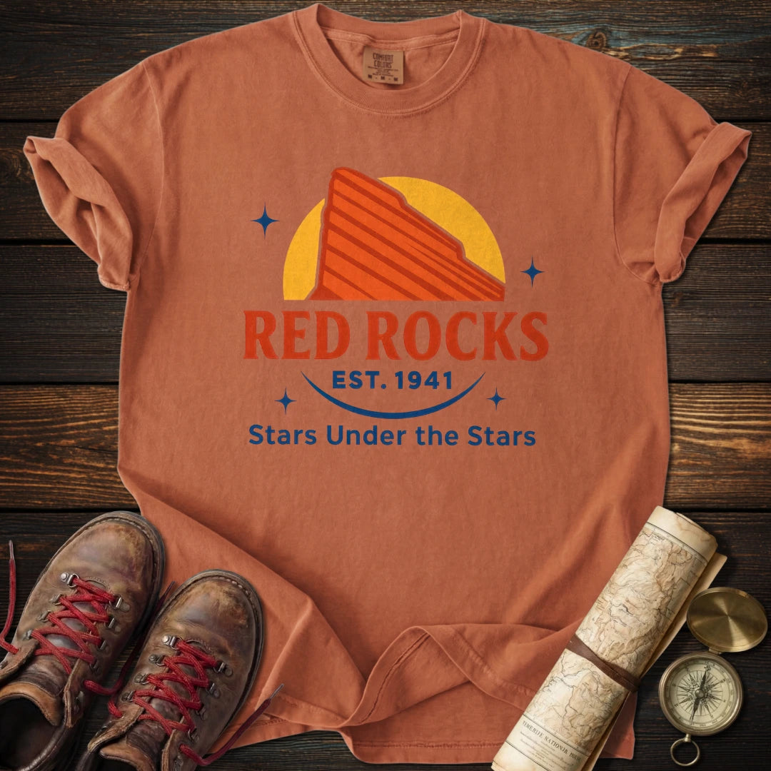 Red Rocks Stars T-Shirt