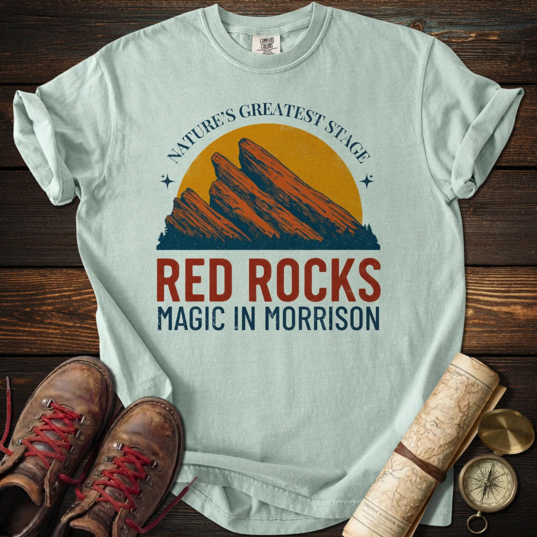 Red Rocks Magic in Morrison T-Shirt