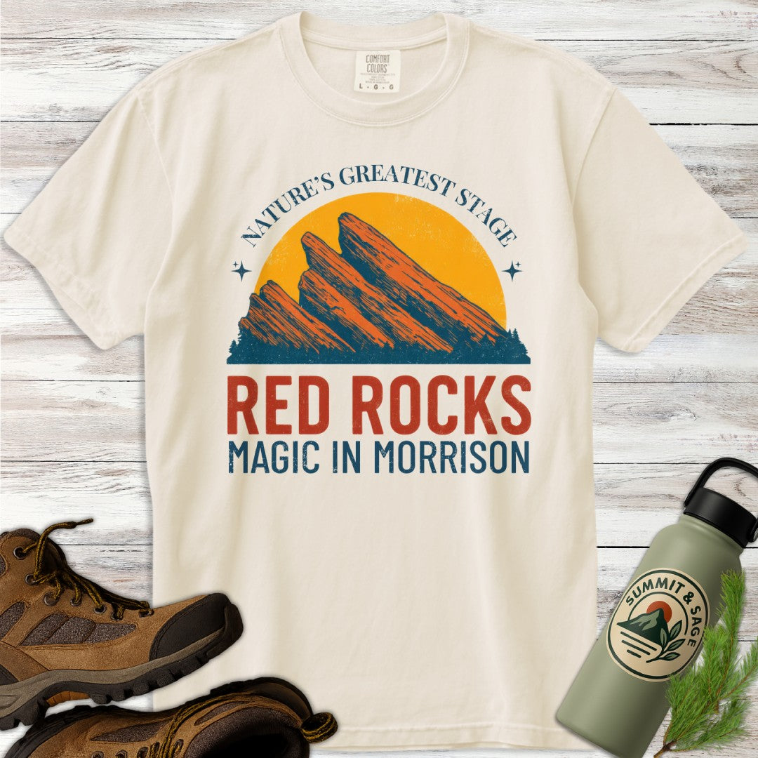 Red Rocks Magic in Morrison T-Shirt