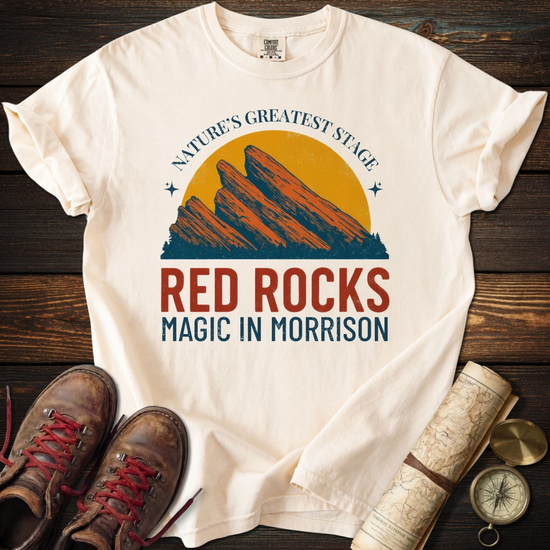Red Rocks Magic in Morrison T-Shirt