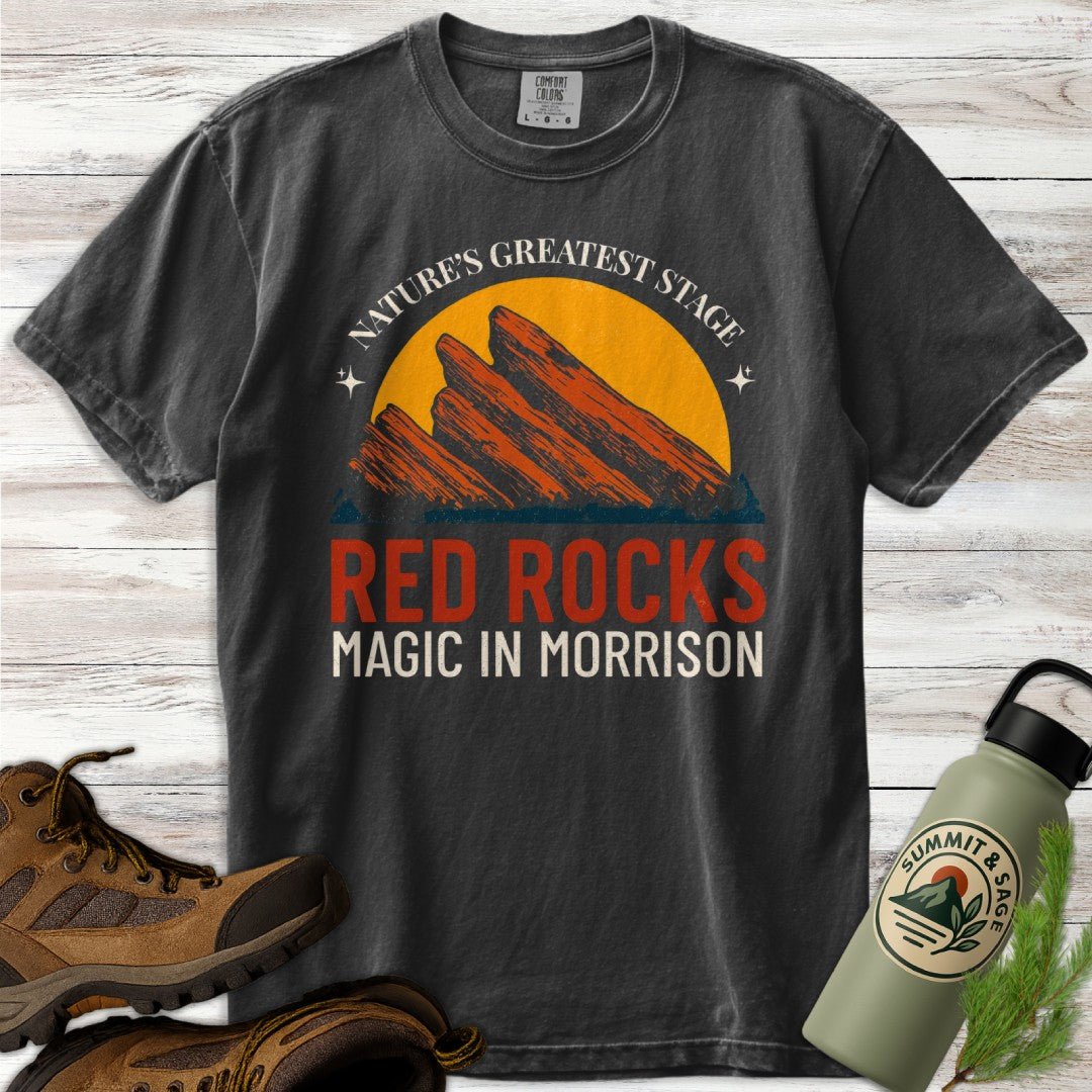 Red Rocks Magic in Morrison T-Shirt