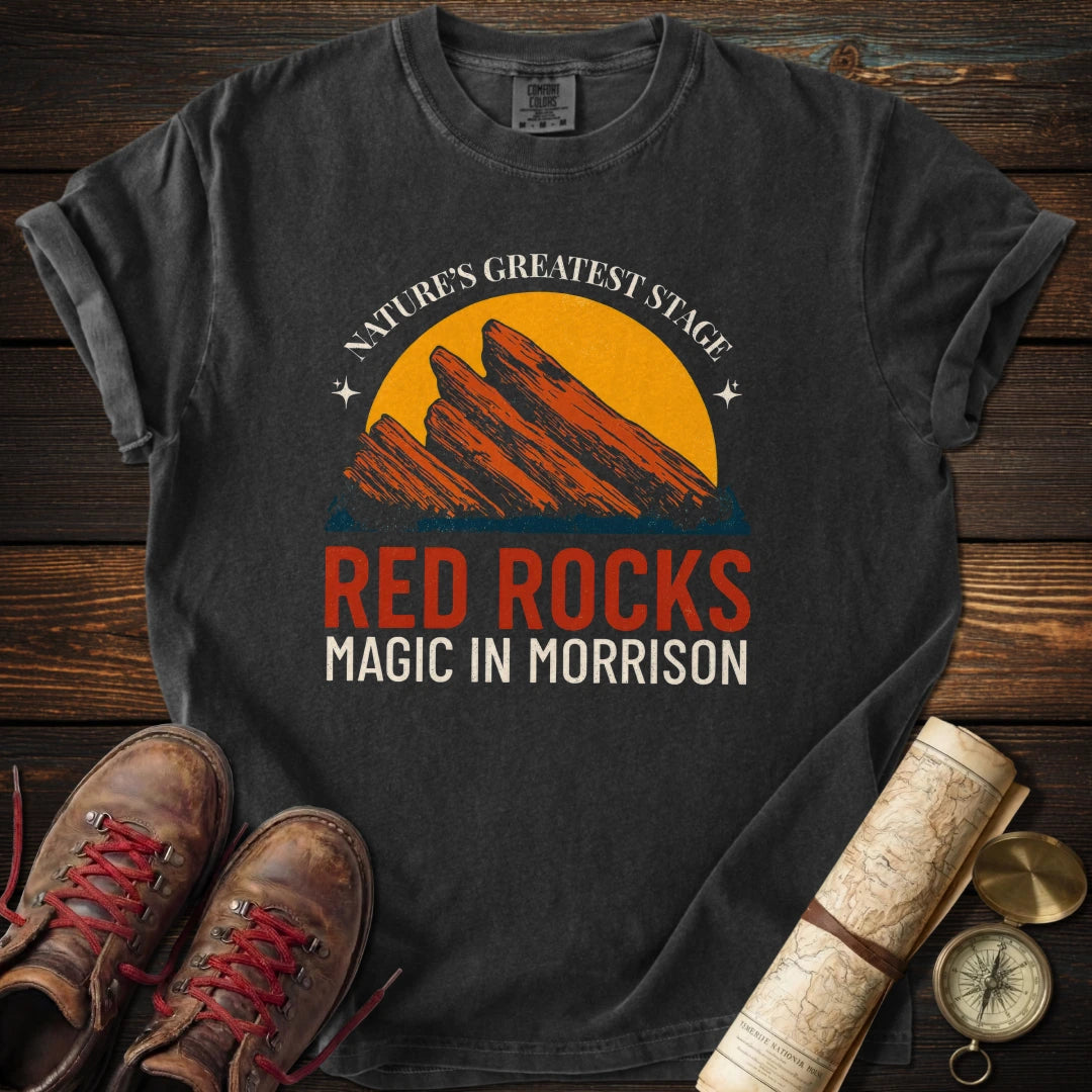 Red Rocks Magic in Morrison T-Shirt