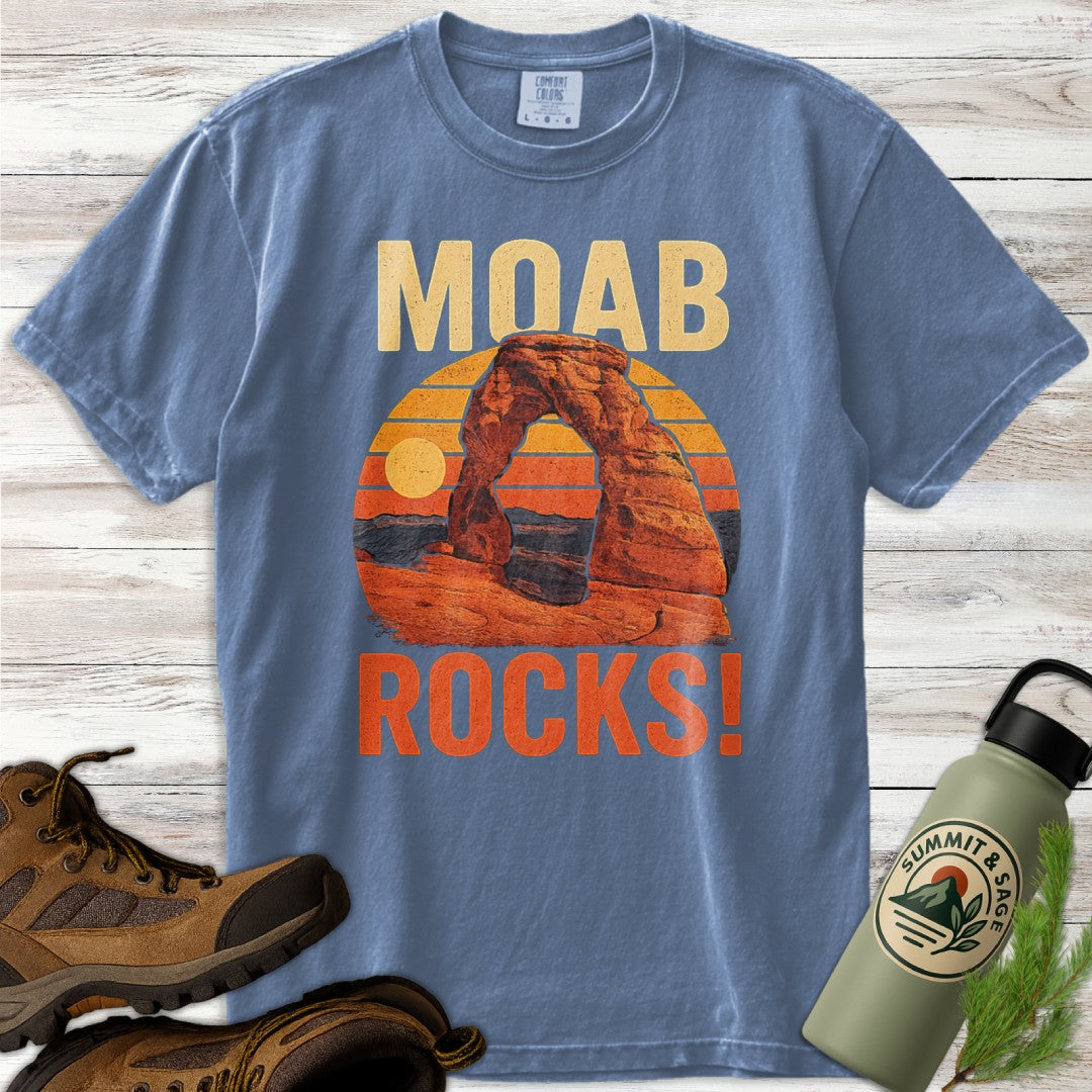 Moab Rocks Vintage Arches T-Shirt