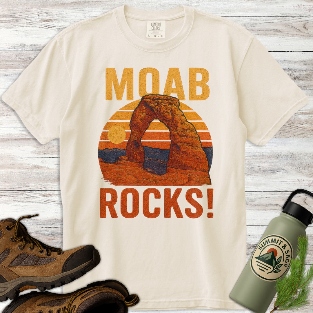 Moab Rocks Vintage Arches T-Shirt