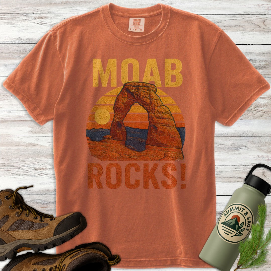 Moab Rocks Vintage Arches T-Shirt