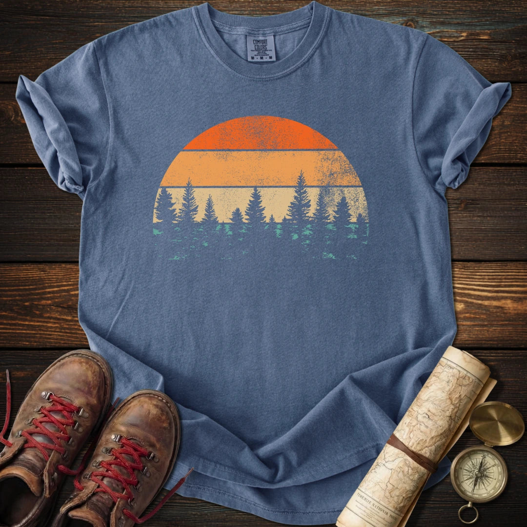 Vintage Distressed Sunset Pines T-Shirt