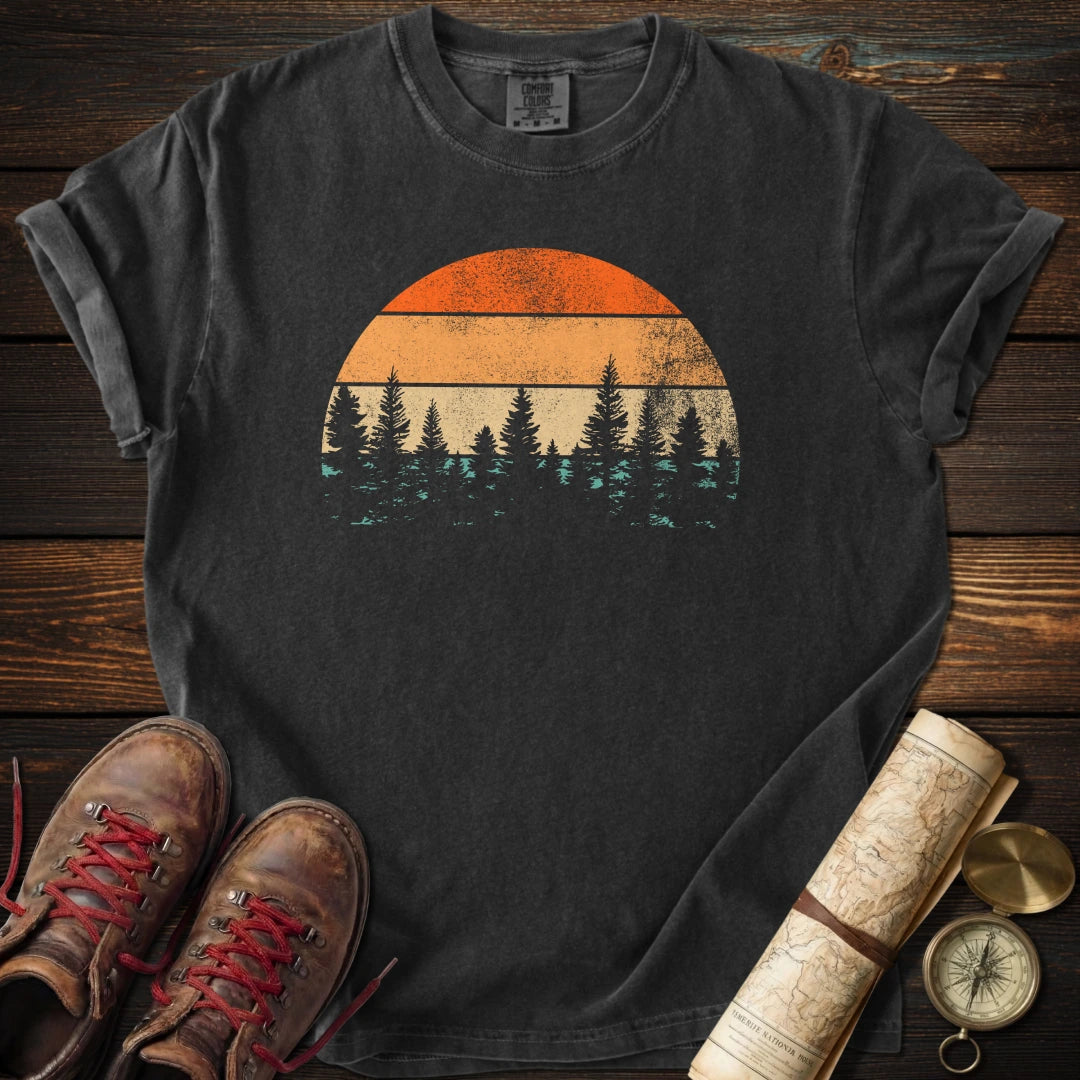 Vintage Distressed Sunset Pines T-Shirt