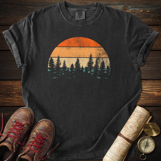 Vintage Distressed Sunset Pines T-Shirt