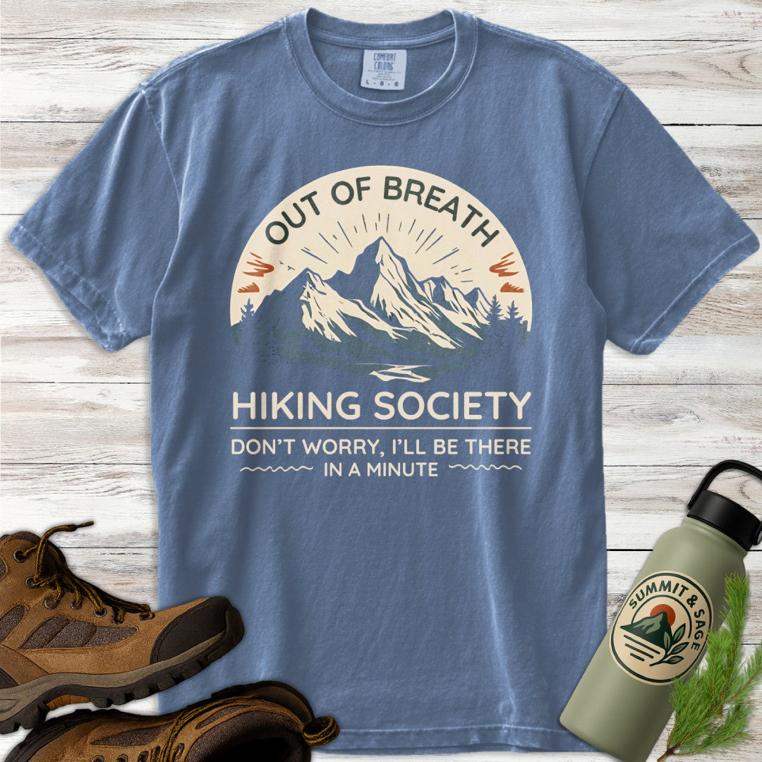 Out of Breath Hiking Society T-Shirt