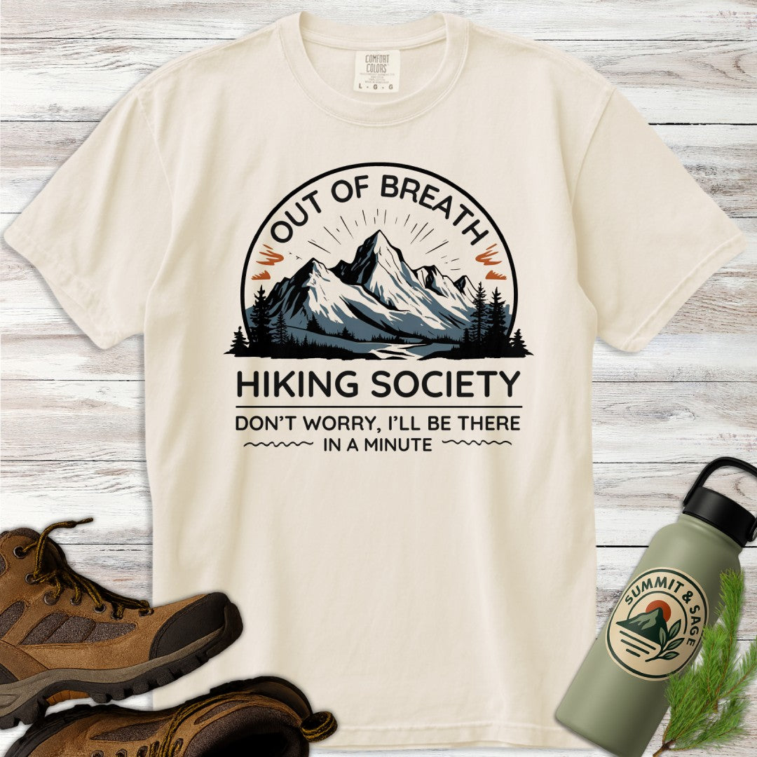 Out of Breath Hiking Society T-Shirt