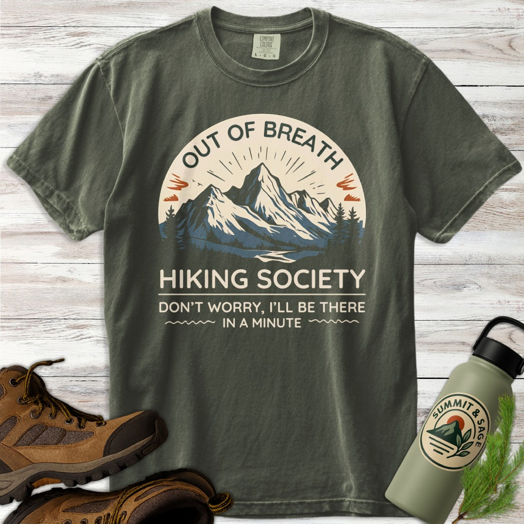 Out of Breath Hiking Society T-Shirt