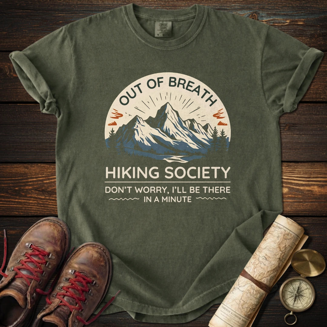 Out of Breath Hiking Society T-Shirt
