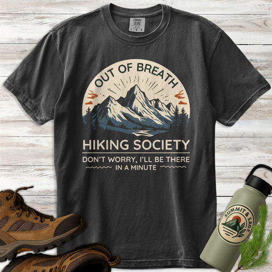 Out of Breath Hiking Society T-Shirt