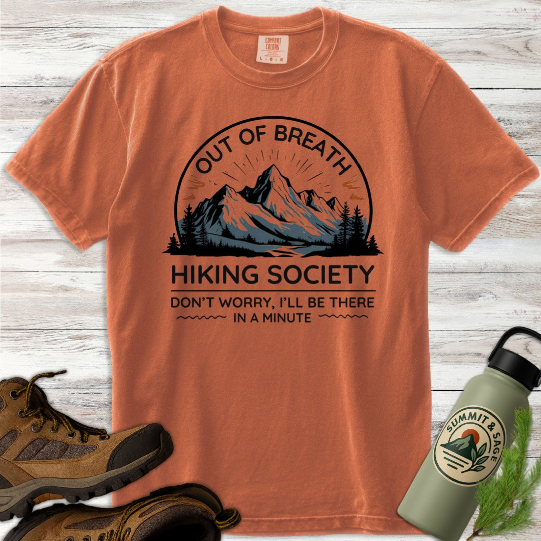 Out of Breath Hiking Society T-Shirt