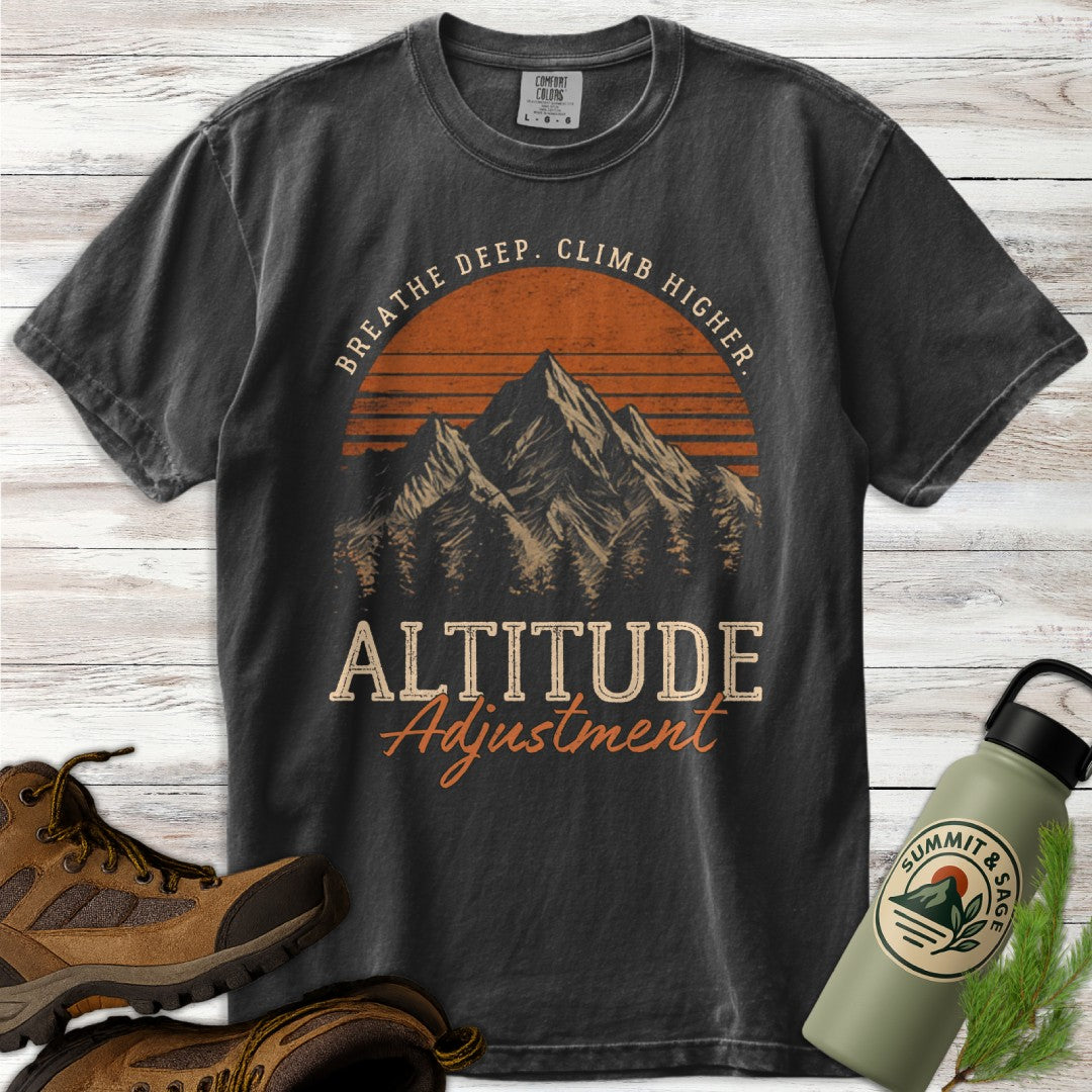 Altitude Adjustment Mountain T-Shirt