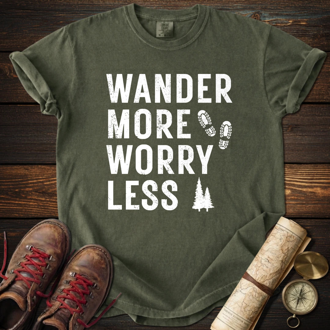 Wander More Worry Less T-Shirt