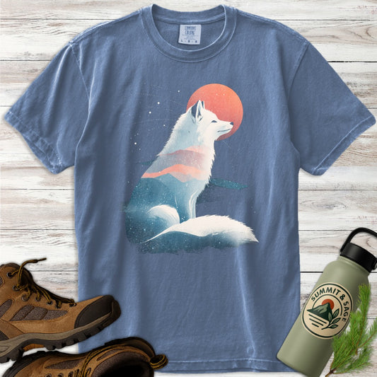 Stargazing Arctic Fox T-Shirt