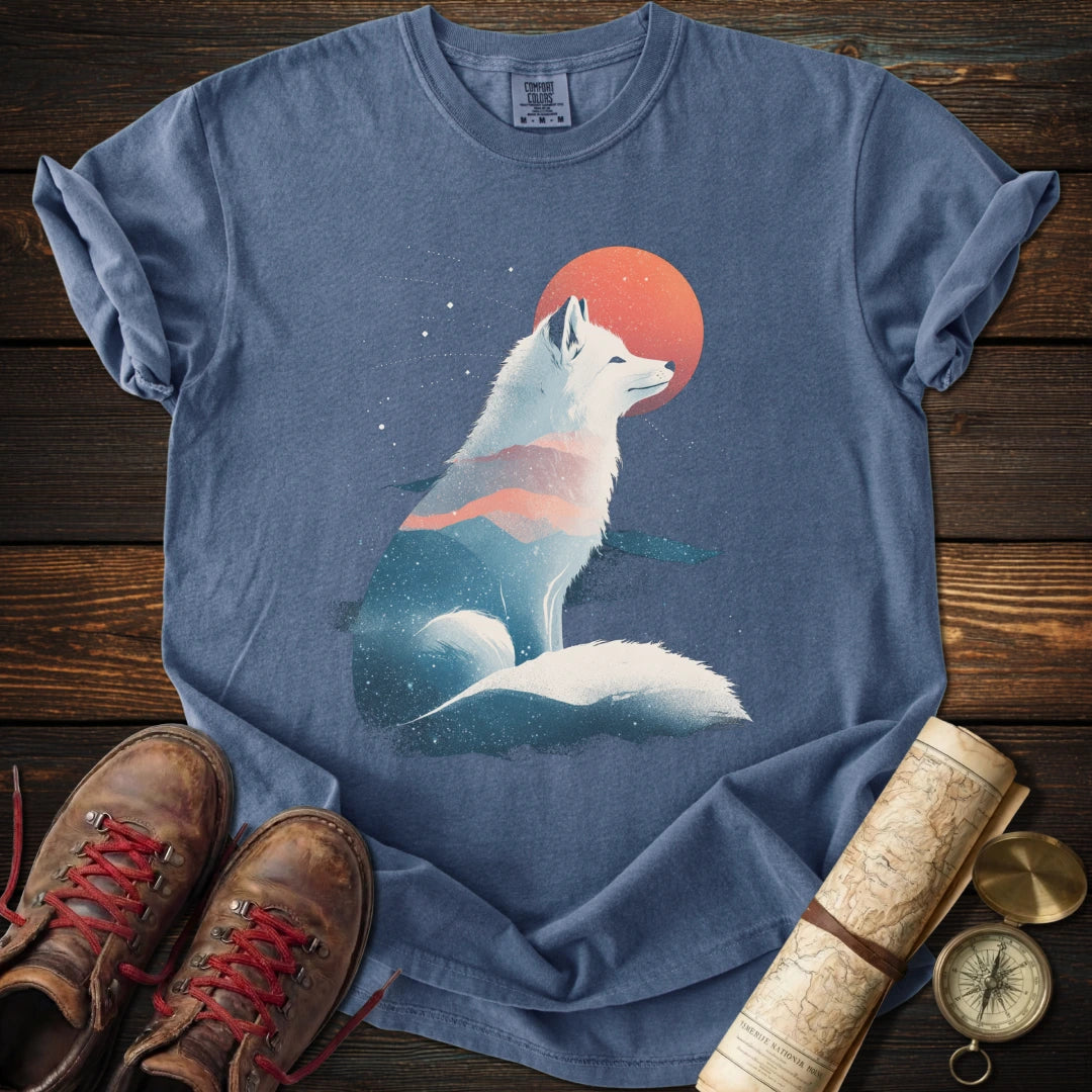 Stargazing Arctic Fox T-Shirt