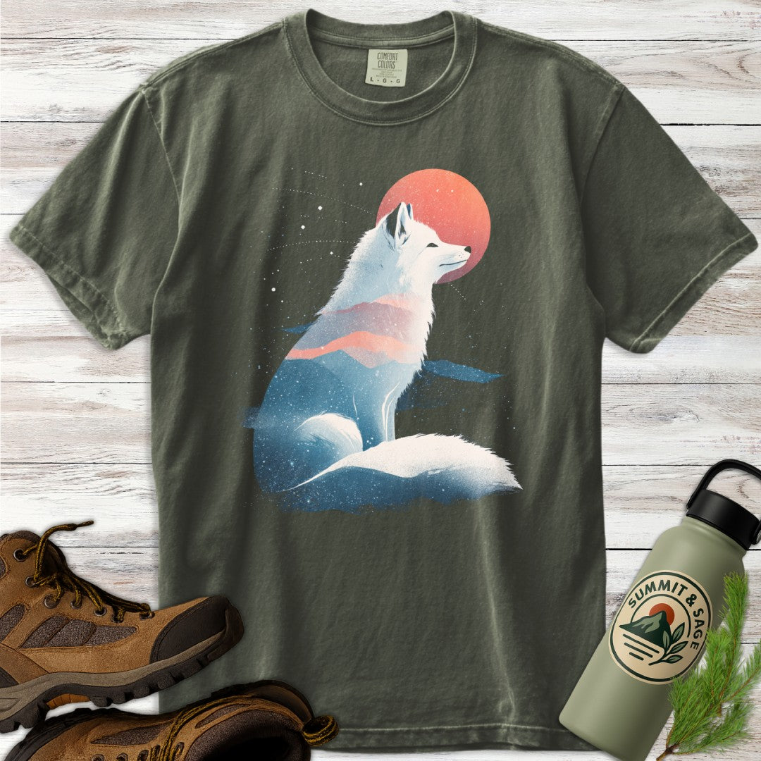 Stargazing Arctic Fox T-Shirt