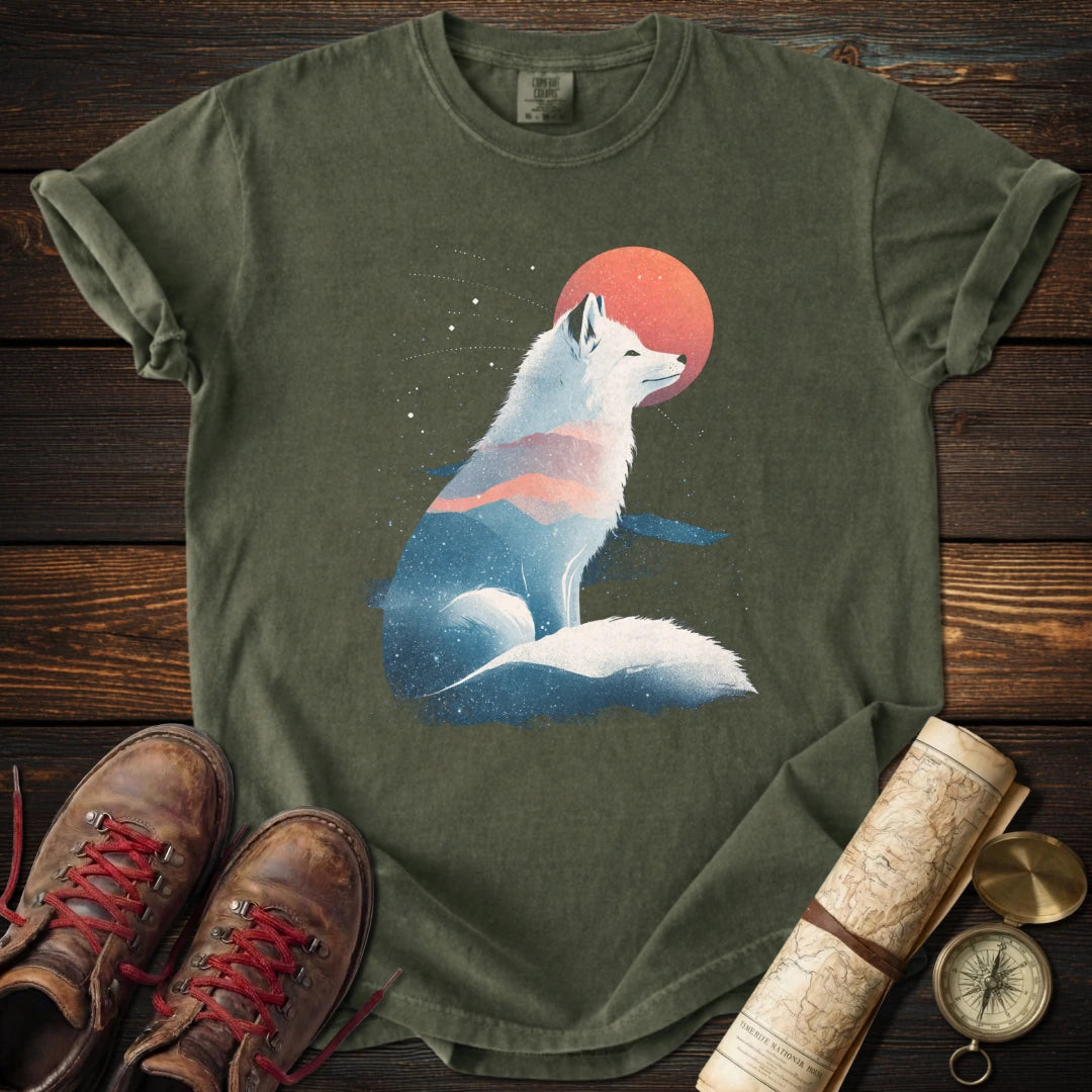 Stargazing Arctic Fox T-Shirt