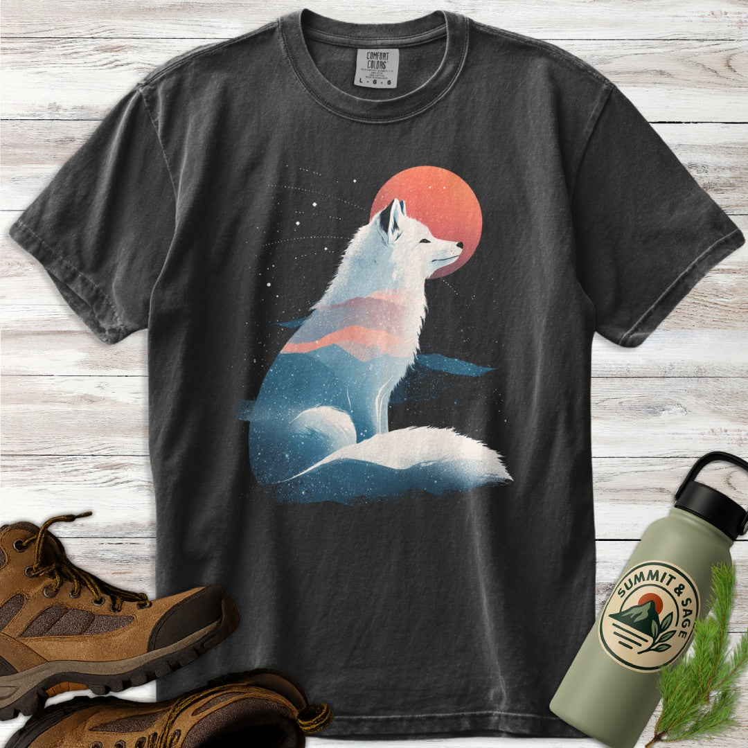 Stargazing Arctic Fox T-Shirt