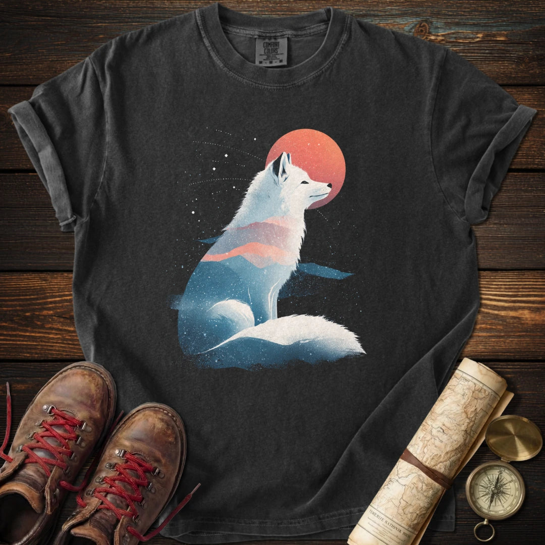 Stargazing Arctic Fox T-Shirt