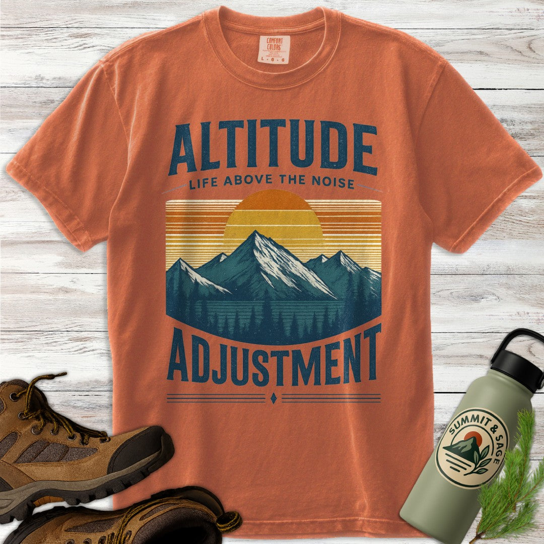 Altitude Adjustment Above Noise T-Shirt
