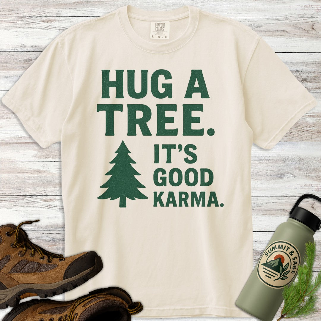 Hug Tree Good Karma T-Shirt