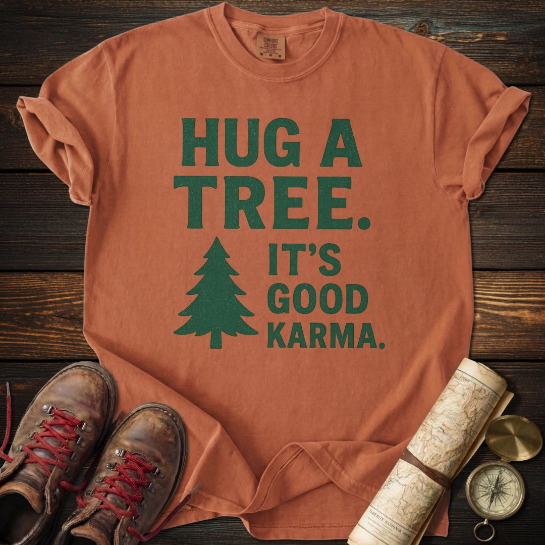 Hug Tree Good Karma T-Shirt