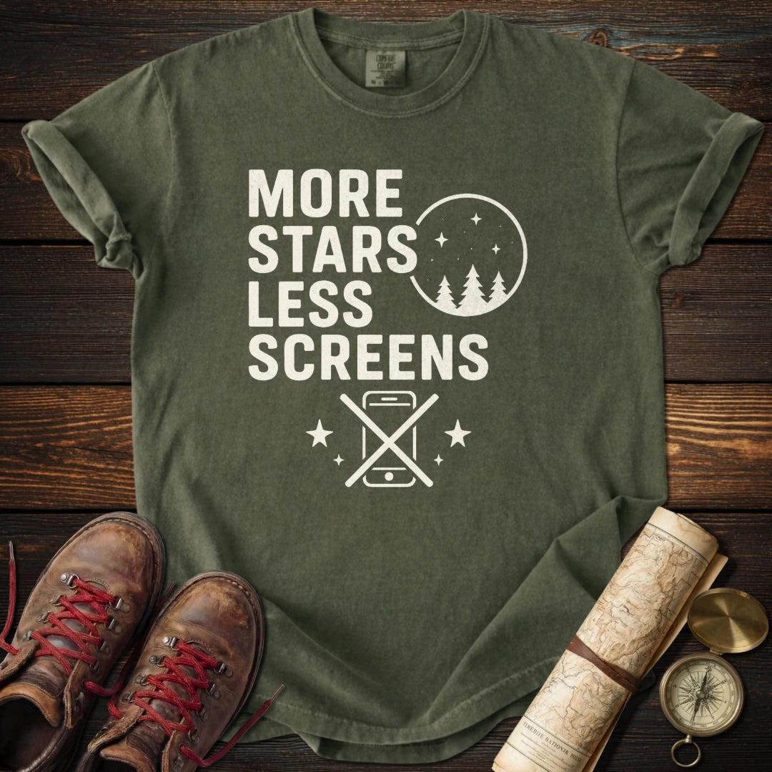 More Stars Less Screens T-Shirt