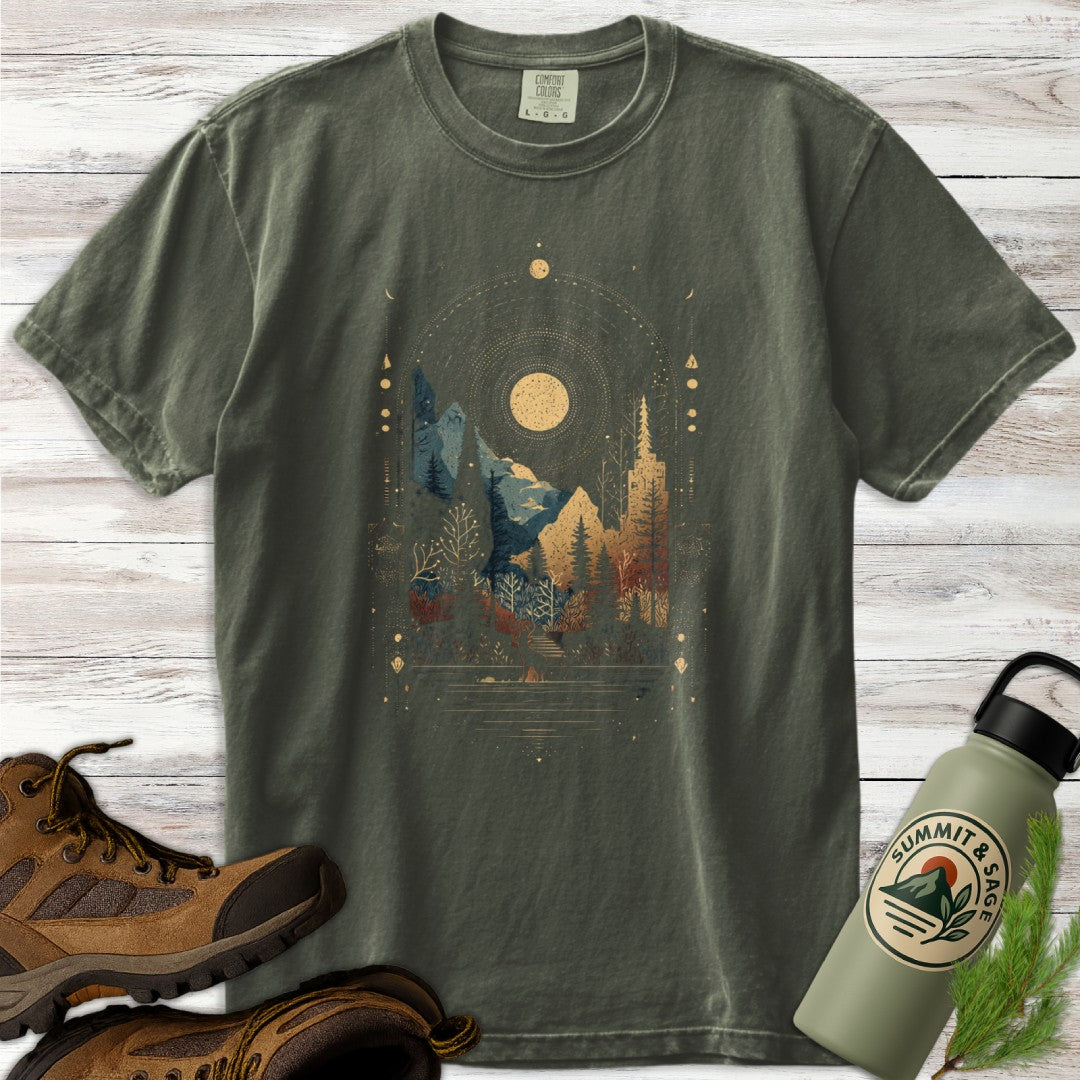 Celestial Wilderness Boho T-Shirt